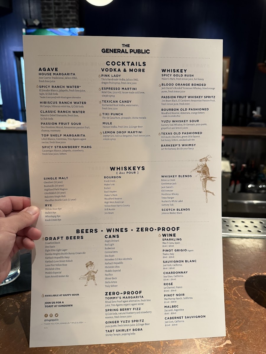 The General Public Menu - Image 1
