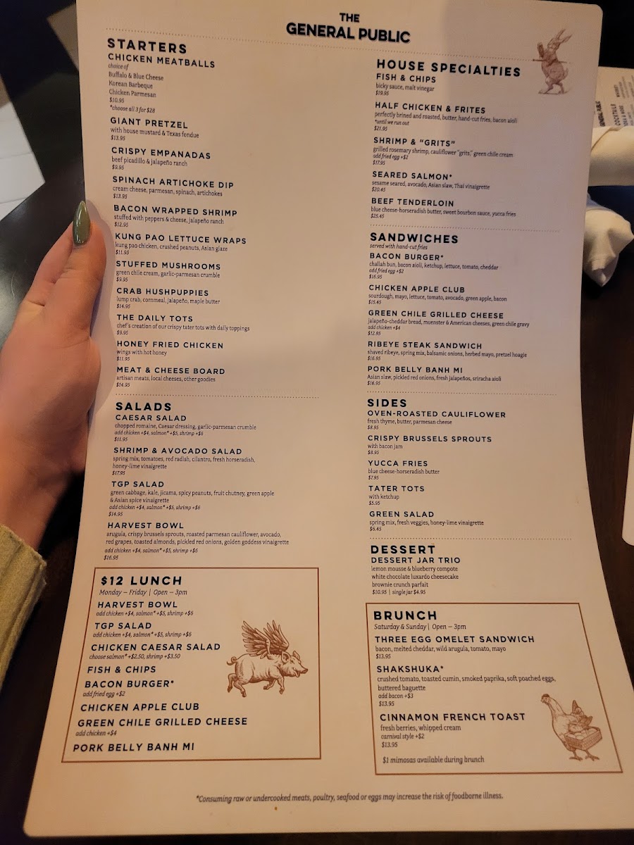 The General Public Menu - Image 3