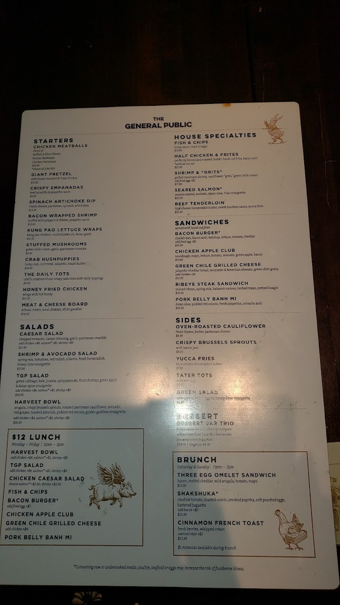 The General Public Menu - Image 5